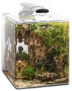 AQUAEL OptiBent Set 20 - White Glass Nano Aquarium Complete Kit AQUAEL OptiBent Set 20 - White Glass Nano Aquarium Complete Kit